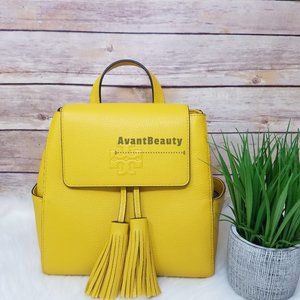 Tory Burch Thea Mini Backpack DayLily Yellow New